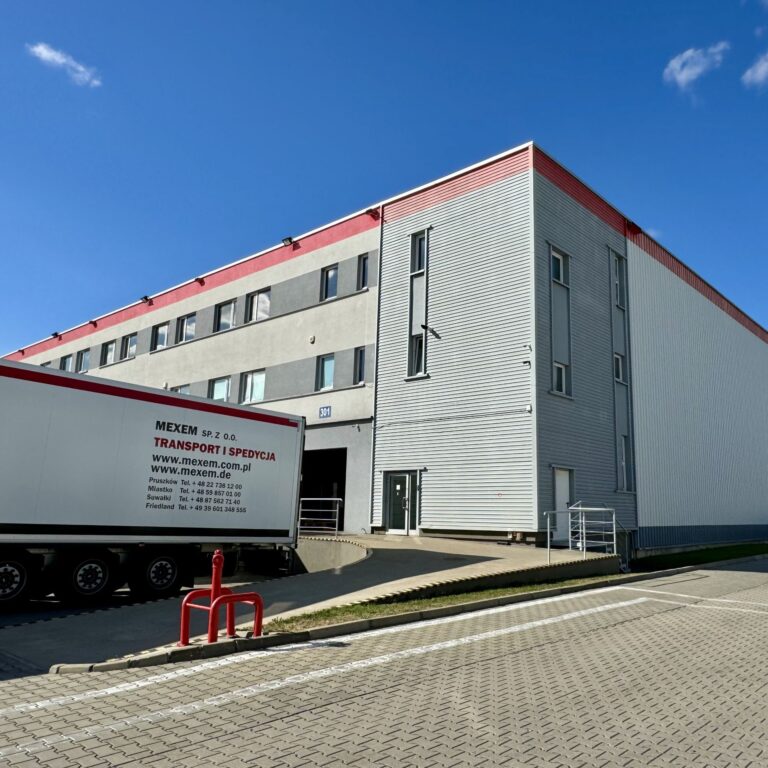 Class A warehouse, two thousand square metres of space at MEXEM Logistics Centre in Pruszków (mazowieckie) available from February. Storage, handling and distribution services offered.